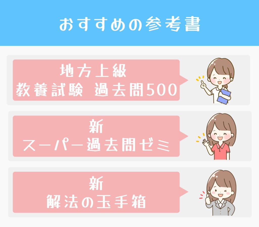 教養試験対策におすすめの参考書・問題集